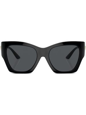 Versace Eyewear lunettes de soleil à monture papillon - Noir
