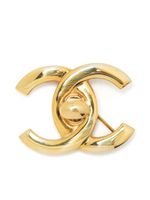 CHANEL Pre-Owned broche à logo CC Turn-lock (1997) - Or - thumbnail