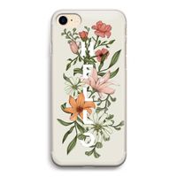 Hello bloemen: iPhone 7 Transparant Hoesje