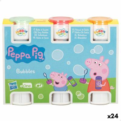 Bubble blower set Peppa Pig 3 Onderdelen 60 ml (24 Stuks)