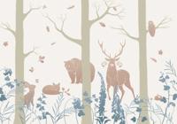 Noordwand Komar Ink Fotobehang Forest Animals - INX8-065