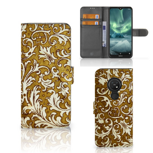 Wallet Case Nokia 7.2 | Nokia 6.2 Barok Goud