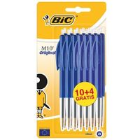 Bic M10 10+4 stuks blauw