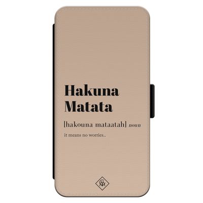 iPhone 14 Pro Max flipcase - Hakuna Matata