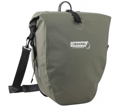 Buchel tas enkel 100% 25,4l waterdicht groen
