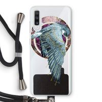 Golden Falcon: Samsung Galaxy A70 Transparant Hoesje met koord