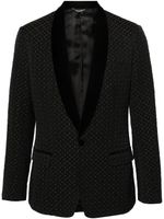 Dolce & Gabbana Pre-Owned blazer à revers châle (années 2000) - Noir - thumbnail