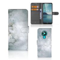 Hoesje Nokia 3.4 Painting Grey | Portemonnee hoesje