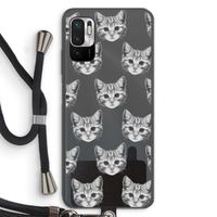 Kitten: Xiaomi Redmi Note 10 5G Transparant Hoesje met koord
