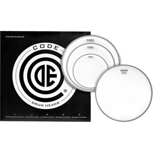 Code Drum Heads TPGENCLRF Generator Fusion Pack 10-12-14 inch clear tomvellen + 14 inch coated snaredrumvel