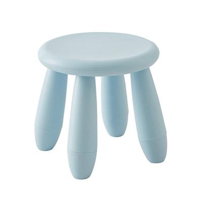 Kleurrijke kinderen kruk stoel baby kruk kunststof kleuterschool kruk (licht blauw)