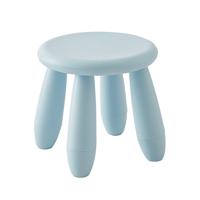 Kleurrijke kinderen kruk stoel baby kruk kunststof kleuterschool kruk (licht blauw)