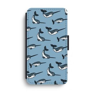 Narwhal: iPhone XS Max Flip Hoesje