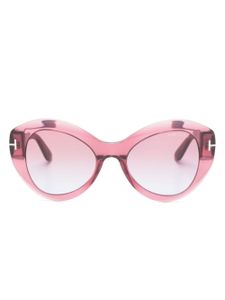 TOM FORD Eyewear lunettes de soleil Guinevere à monture papillon - Rose