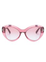 TOM FORD Eyewear lunettes de soleil Guinevere à monture papillon - Rose