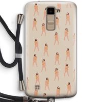 You're so golden: LG K10 (2016) Transparant Hoesje met koord