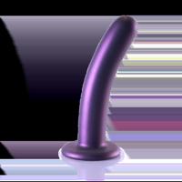 Ouch! by Shots Zachte Silicone G-Spot Dildo - 6'' / 14,5 cm - Metallic Paars - thumbnail