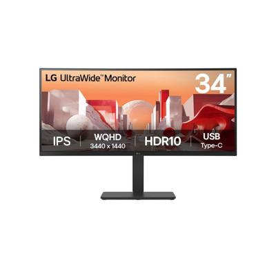 LG34BA75QE-B Monitor Zwart