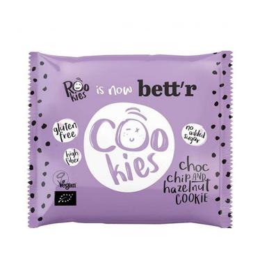 Cookie choc chip & hazelnut glutenvrij bio