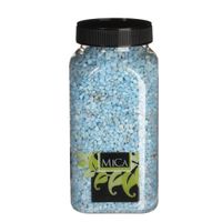 Gravel lichtblauw fles 1 kilogram - Mica Decorations