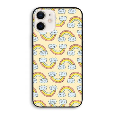 Regenboog: iPhone 12 Biologisch afbreekbaar hoesje