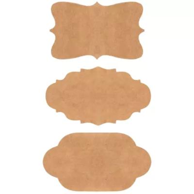 Weckpot etiketten/stickers - 300x stuks - div vormen - beschrijfbaar - Keuken labels