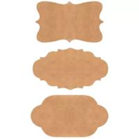 Weckpot etiketten/stickers - 300x stuks - div vormen - beschrijfbaar - Keuken labels