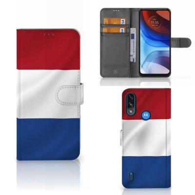 Motorola Moto E7i Power | E7 Power | Bookstyle Case | Nederlandse Vlag