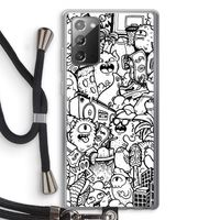 Vexx City #2: Samsung Galaxy Note 20 / Note 20 5G Transparant Hoesje met koord