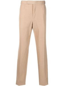 Zegna mid-rise straight-leg trousers - Tons neutres