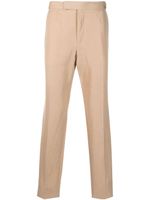 Zegna mid-rise straight-leg trousers - Tons neutres - thumbnail