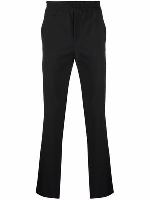 Ferragamo pantalon de costume à taille mi-haute - Noir