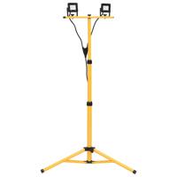 VidaXL Spotlight met statief led 2x10 w warmwit