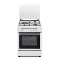 Gasfornuis Vitrokitchen CB5530BB 50 x 55 x 85 Wit