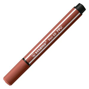STABILO Pen 68 MAX Viltstift Met Dikke Beitelpunt Sienna