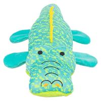 Trixie krokodil stof aqua / groen