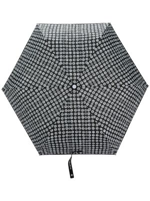 10 CORSO COMO parapluie à poignet transparente - Noir