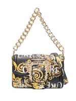 Versace Jeans Couture sac porté épaule imprimé à boucle Baroque - Noir