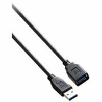 USB-kabel V7 V7E2USB3EXT-1.8M USB A Zwart