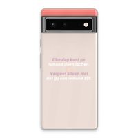 gij zijt ook iemand: Google Pixel 6 Transparant Hoesje
