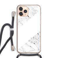Biggest stripe: iPhone 11 Pro Max Transparant Hoesje met koord