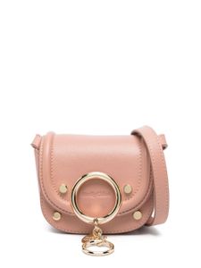 See by Chloé mini sac porté épaule Mara en cuir - Rose