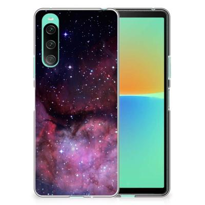 TPU Hoesje voor Sony Xperia 10 V Galaxy TPU Hoesje voor Sony Xperia 10 V Galaxy