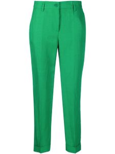 P.A.R.O.S.H. pantalon court à plis marqués - Vert