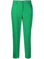 P.A.R.O.S.H. pantalon court à plis marqués - Vert