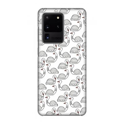 Zwanen: Volledig geprint Samsung Galaxy S20 Ultra Hoesje