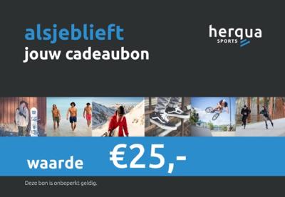 Herqua Cadeaubon 25,00 euro Cadaeubon 25