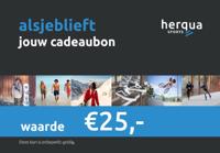 Herqua Cadeaubon 25,00 euro Cadaeubon 25