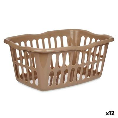 Mand Kipit Taupe Polypropyleen 50 L (12 Stuks)