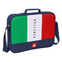 Schooltas Benetton Flag Marineblauw 38 x 28 x 6 cm
